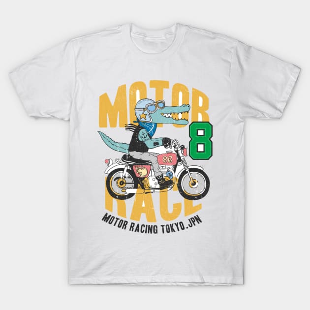 Motor race T-Shirt by FunnyHedgehog